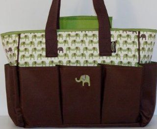 Graco Pippin Carry All Diaper Tote Bag  Elephant Diaper Bag  Baby