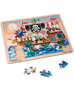Melissa and Doug Kids Toy, Pirate Adventure 48 Piece Jigsaw Puzzle   Kids
