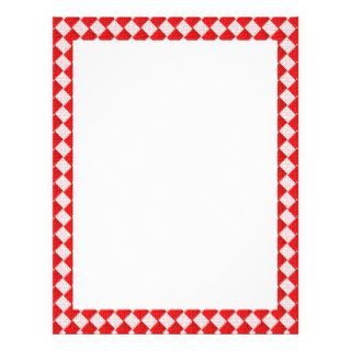 Red Checkered Picnic Tablecloth Background Flyer