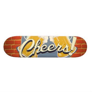 Cheers Pub Sign Skateboard Deck