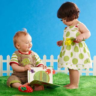 pure cotton sundress with matching pants by busy peas