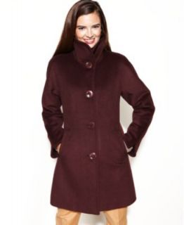 Ellen Tracy Wool Blend Colorblock Walker Coat   Coats   Women
