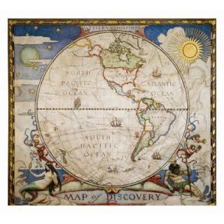 National Geographic Maps Map of Discovery, Western Hemisphere