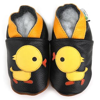 Baby Pie Yellow Duck Leather Infant Shoes Neutral Shoes