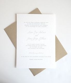 be.loved personalised wedding invitation by lola's paperie