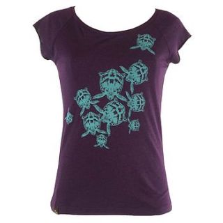 turtles bamboo hand printed t shirt by emma nissim