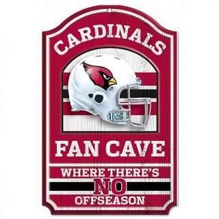 Arizona Cardinals NFL Fan Cave Wood Sign