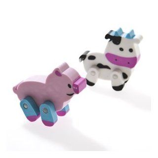 Movable Animal Erasers Toys & Games