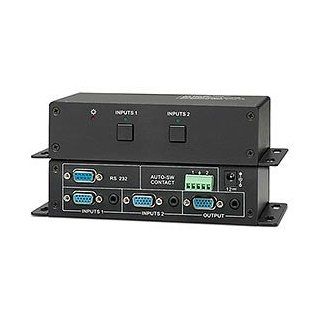 KanexPro VGASW2A 2 Source, 1 Zone VGA 2x1 Auto Switcher with Stereo Audio & RS 232 Electronics