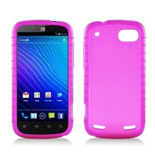Aimo Wireless ZTEN861SKC232 Soft and Slim Fabulous Protective Skin for ZTE Warp Sequent N861   Retail Packaging   Pink Plaid Cell Phones & Accessories