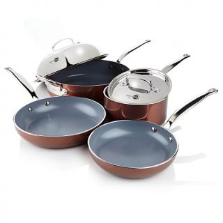 GreenPan Elite Copperfused Fall Essential Cookware Set   6 Piece