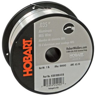 Hobart Aluminum MIG Welding Wire — 1-Lb. Spool, 0.035in., Model# H381808-R18  Welding Sticks   Wire