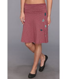 Horny Toad Chaka Skirt Rosewood Placement Print