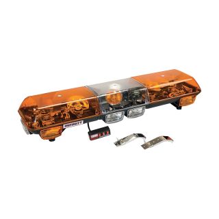 Wolo Infinity 1 Warning Lightbar — Amber, 48in.L x 12 1/2in.W x 9in.H, Model# 7000-A  Warning Lights