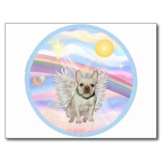 Clouds   French Bulldog Angel Post Cards