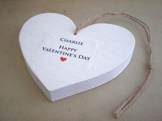 personalised wooden love heart by edgeinspired