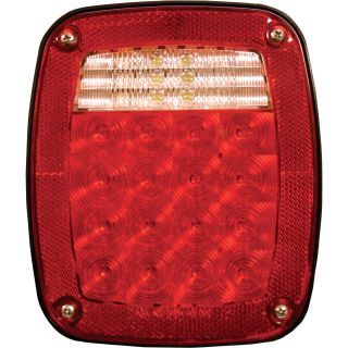 Blazer LED Universal Combination Turn, Tail and Back Up Light — 9 LED, Fits 80in. Trailers, Model# C599SWTM  LED Stop, Turn   Tail Lights