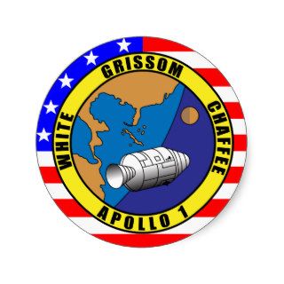 Apollo 1 stickers