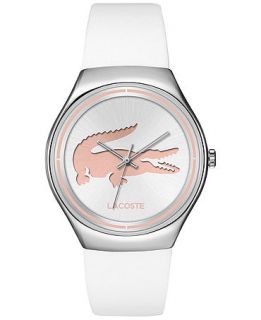 Lacoste Womens Valencia White Silicone Strap Watch 38mm 2000838   Watches   Jewelry & Watches