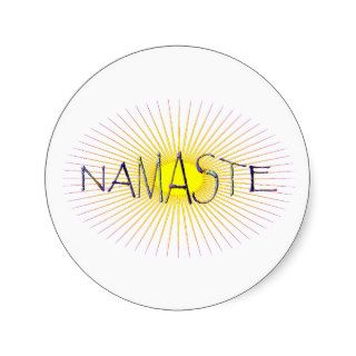 Yoga Namaste Spark Stickers