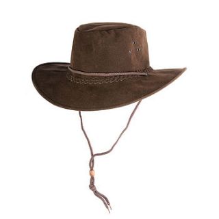 'macquarie' poly suede bush hat by eureka and nash