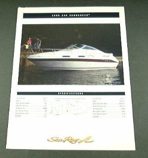 1995 95 SEA RAY 230 SUNDANCER Boat Spec Sheet BROCHURE 
