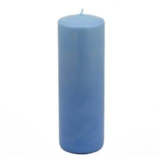 3 x 9" Turquoise Pillar Candles  
