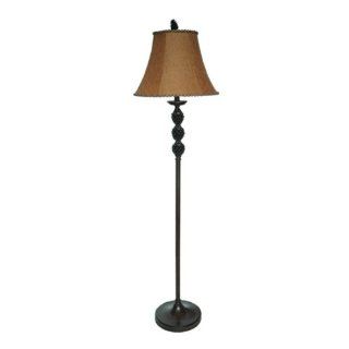 Crestview Collection CVARP230 Floor Lamp   Pine Floor Lamps  