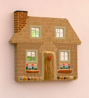 mosaic window box cottage wall art by rana cullimore
