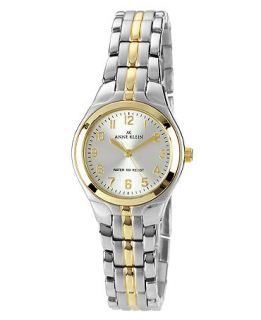 Anne Klein Watch, Womens Two Tone Bracelet 28x26mm 10 5491SVTT   Watches   Jewelry & Watches