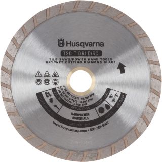 Husqvarna Turbo Diamond Blade — 7in., Wet/Dry, Model# TSD-T 7in. Dri Disc  Diamond Blades