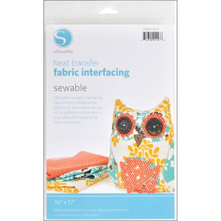 Silhouette Sewable Fabric Interfacing 36"X17"  Silhouette Die Cutting Accessories