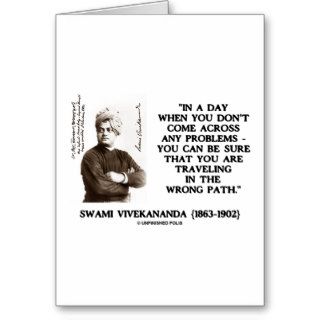 Swami Vivekananda Traveling In Wrong Path Cards