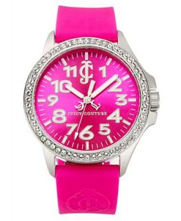 Juicy Couture Watch, Womens Jetsetter Hot Pink Jelly Strap 38mm 1900965   Watches   Jewelry & Watches