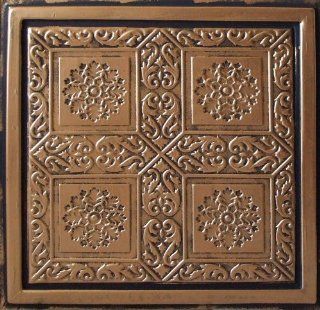 Ankara Antique Bronze Black (24x24" Pvc) Ceiling Tile   Decorative Tiles