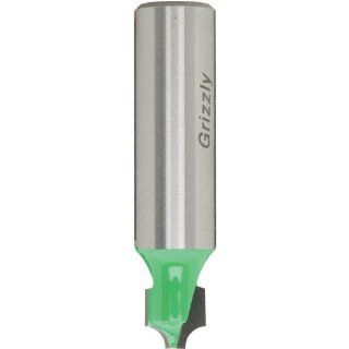 Grizzly C1322 Beading / Roundover Pane Length Boring Bit, 1/2 Inch Shank, 3/8 Inch Diameter   Router Bits  