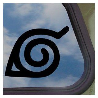Naruto Black Decal Leaf Logo Manga Anime Window Sticker Automotive