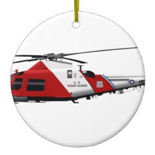 Agusta MH 68 Stingray Christmas Ornament
