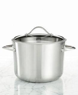 Calphalon Contemporary Stainless Steel 8 Qt. Covered Stockpot   Cookware   Kitchen