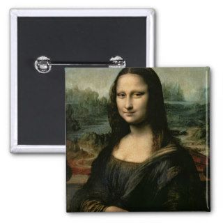 Mona Lisa, c.1503 6 Pinback Button