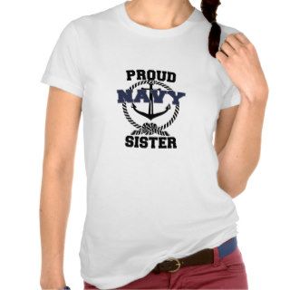 Proud Navy Sister Anchor Shirt