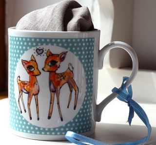 bambi's cuppa love mug by bedcrumb