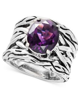 Balissima by EFFY Amethyst Weave Band Ring (4 1/10 ct. t.w.) in Sterling Silver   Rings   Jewelry & Watches
