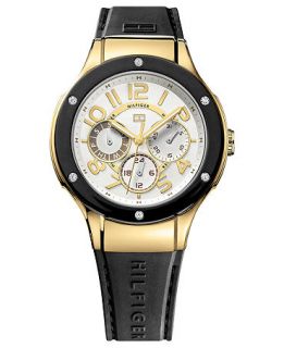 Tommy Hilfiger Watch, Womens Sport Black Silicone Strap 39mm 1781313   Watches   Jewelry & Watches
