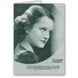 Rochelle Hudson vintage portrait Cards
