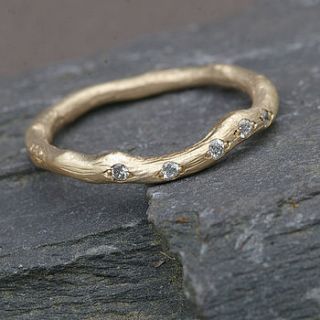 gold and diamond eternity ring by anthony blakeney