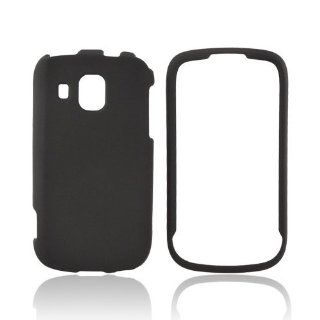 Black Rubberized Hard Plastic Case For Samsung Transform Ultra M930 Cell Phones & Accessories