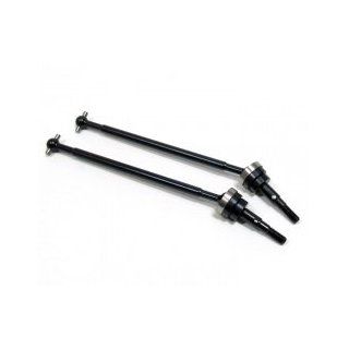 GPM Racing #EX297SBK Steel Front CVD Universal Swing Shaft   1 Pair Black for Axial EXO Toys & Games