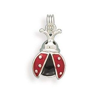 Ladybug Charm Sterling Silver Bead Charms Jewelry