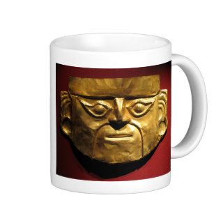 Inca gold mask, Lima, Peru Coffee Mugs